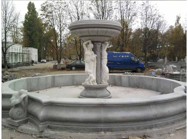 Белые скульптуры из мрамора Белые скульптуры из мрамора